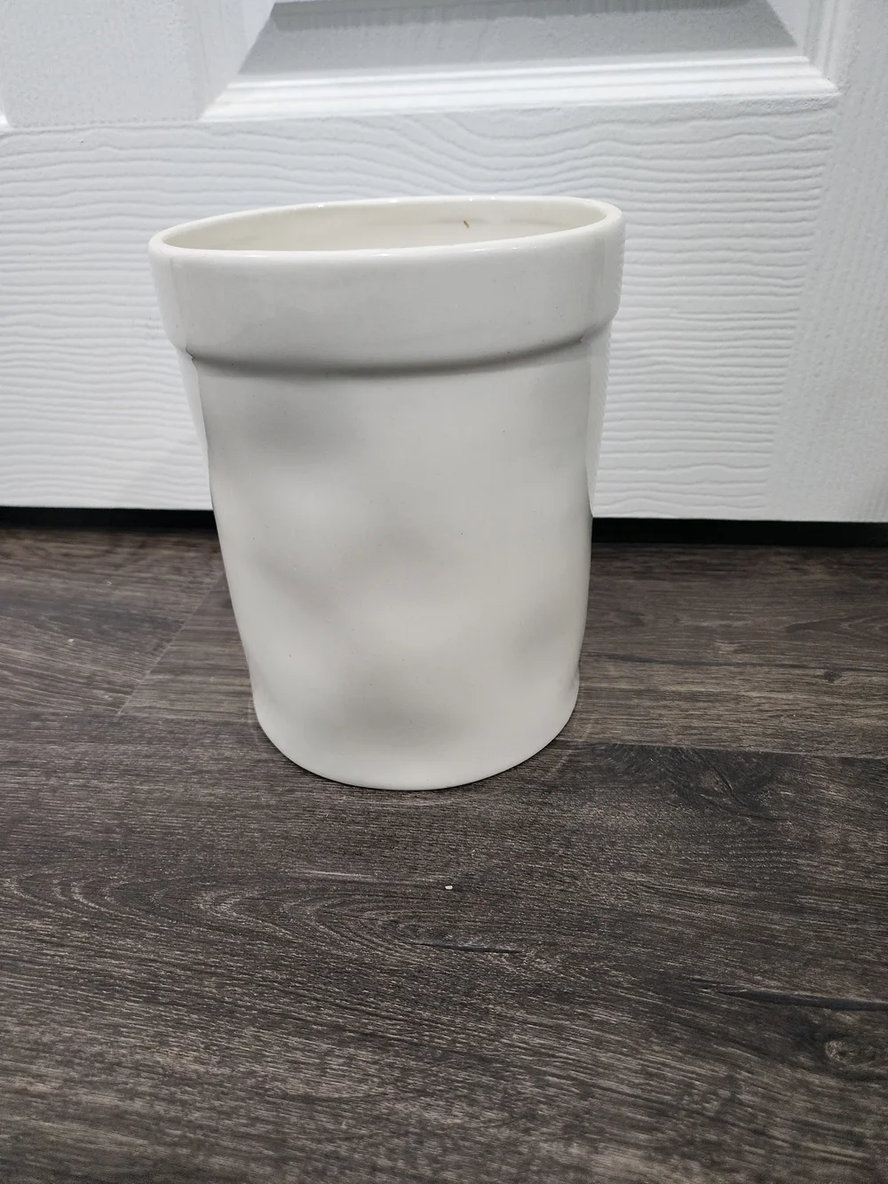 Rae Dunn White 'Stir Crazy' Ceramic Utensil Holder
